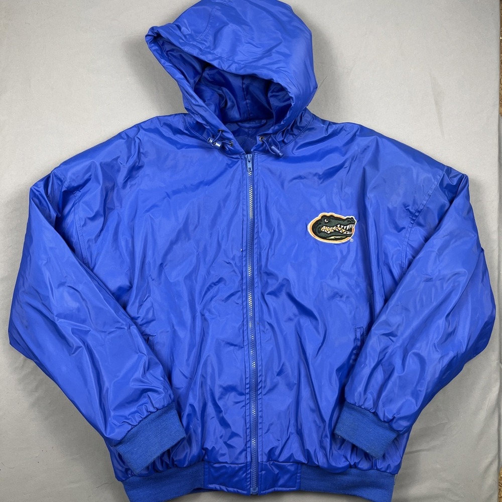 Vintage Florida Gators Steve And Barry's Zip Up Jacket Embroidered Size L‎ Blue